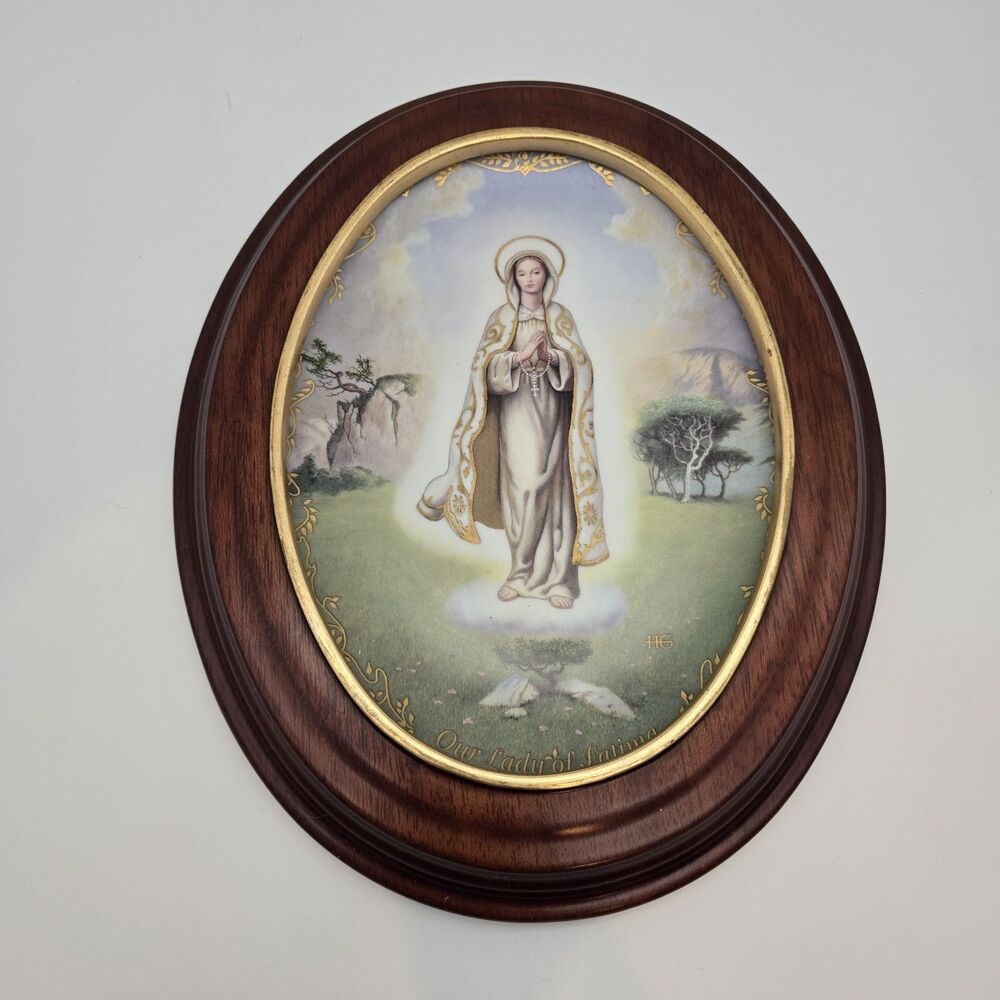 Our Lady of Fatima Visions of Our Lady Collector Plate Bradford Exchange